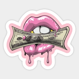 Lip Drip Sticker